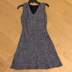 Elie Tahari Blue Floral Women's Dress size 0
